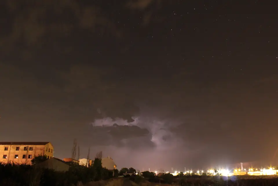 Tormenta de verano en la Vía del Canal