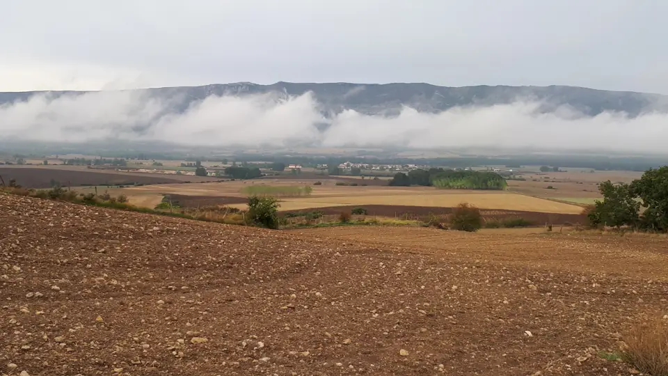 Panoramica Tierras de Cultivo en Las Merindades, Sierra de Tesla